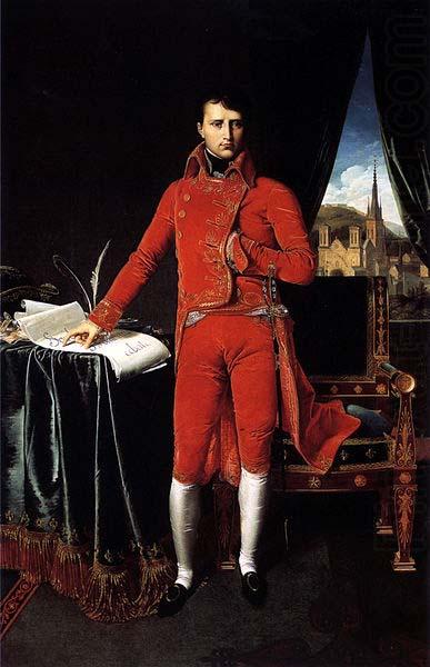 Jean Auguste Dominique Ingres Portrait de Napoleon Bonaparte en premier consul china oil painting image